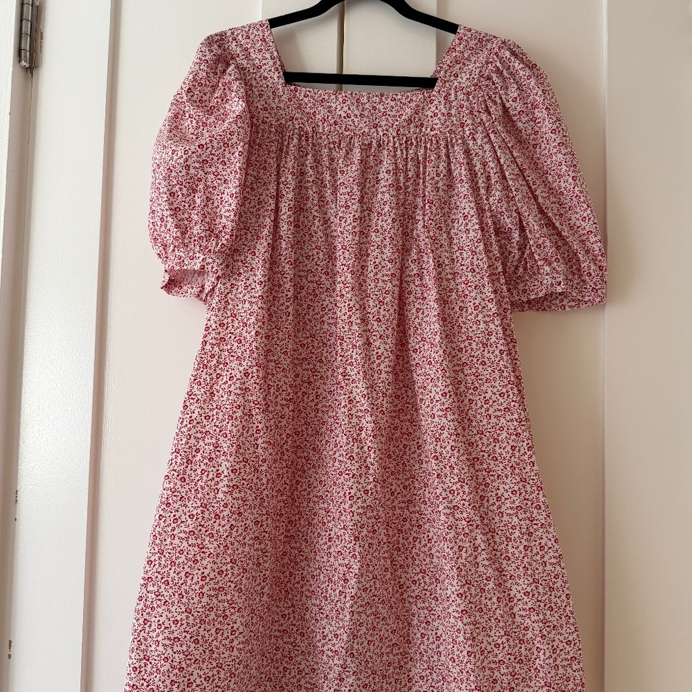 Doen Floral Babydoll Minidress